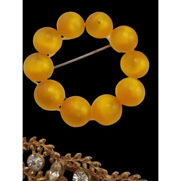 Lot of 8 Assorted Wearable Brooches Great Resellers Lot (A4831) - Picture 4 of 9